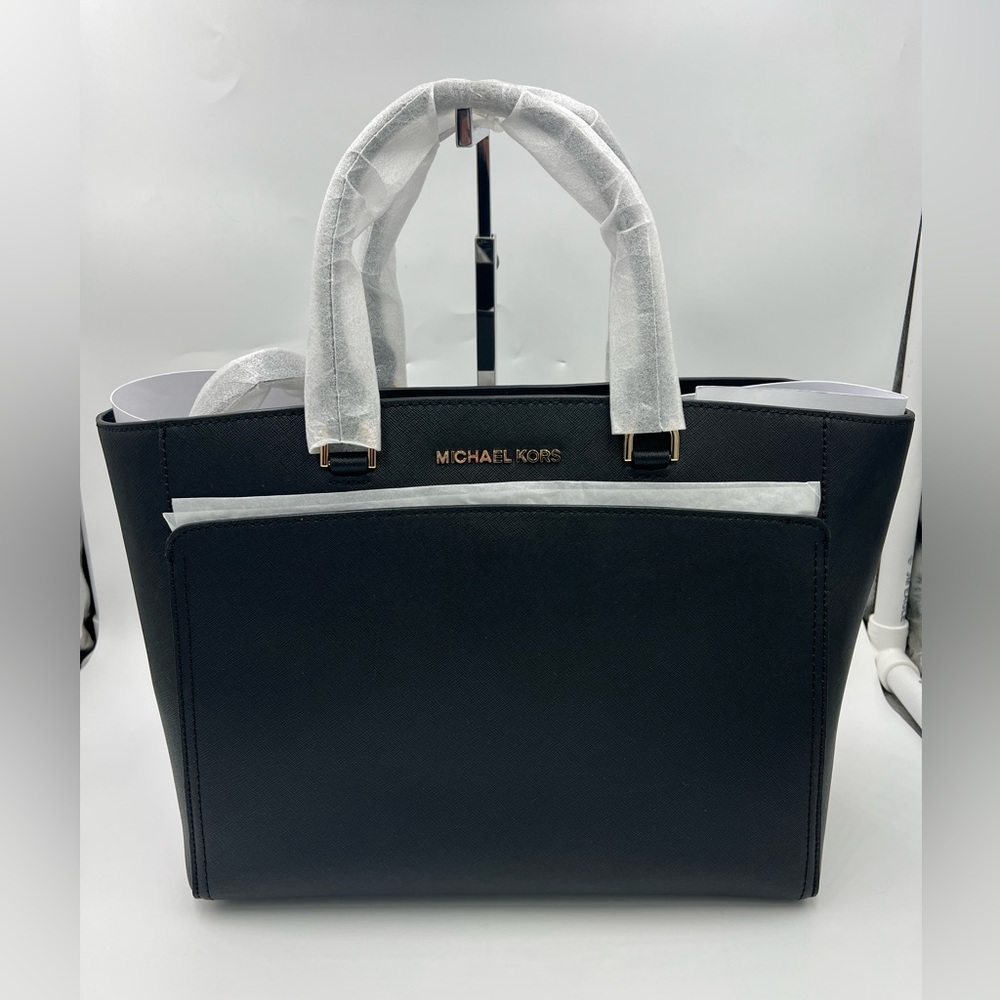 NWT Michael Kors Emmy Double Handle Large Tote Bag